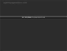 Tablet Screenshot of agamayogamexico.com